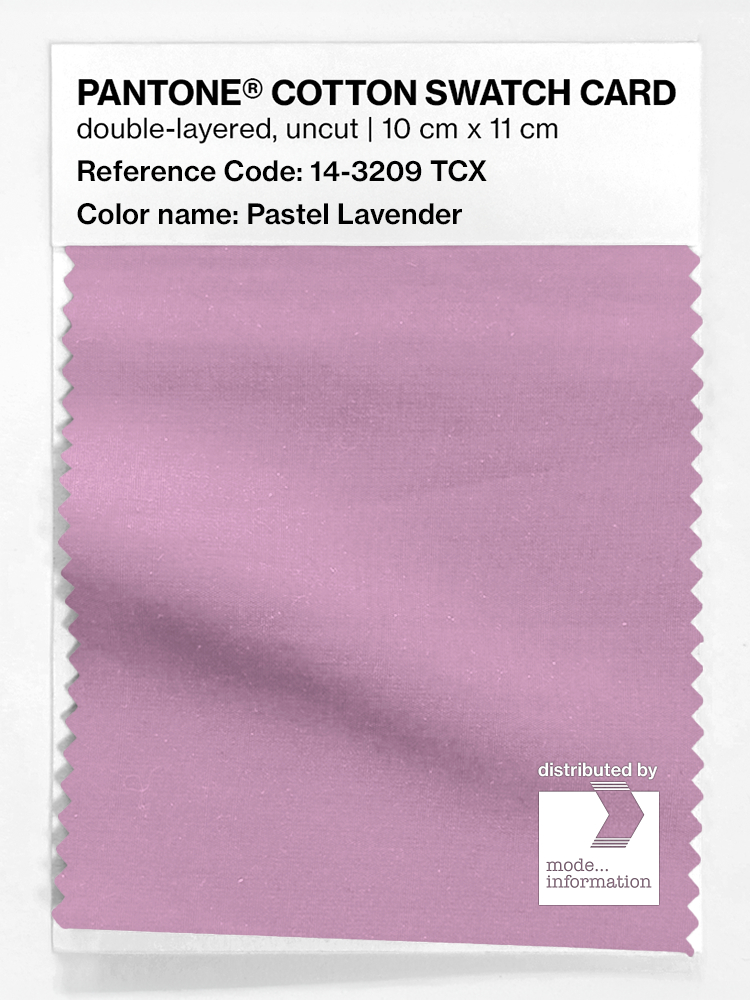 Product image 1 of the product “PANTONE® COTTON SWATCH CARD 14-3209 TCX Pastel Lavender ”