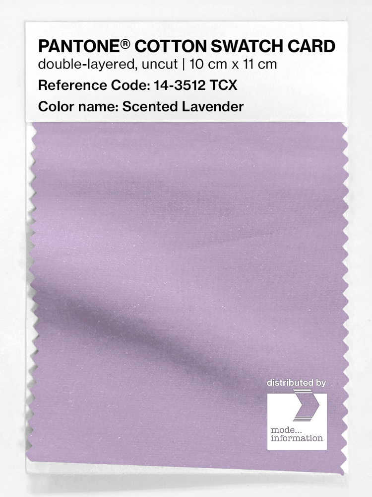 Artikelbild 1 des Artikels “PANTONE® COTTON SWATCH CARD 14-3512 TCX Scented Lavender “