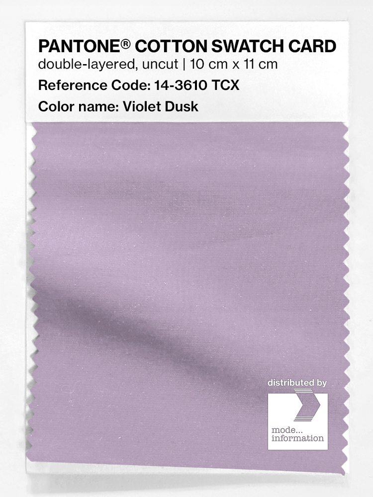 Artikelbild 1 des Artikels “PANTONE® COTTON SWATCH CARD 14-3610 TCX Violet Dusk “