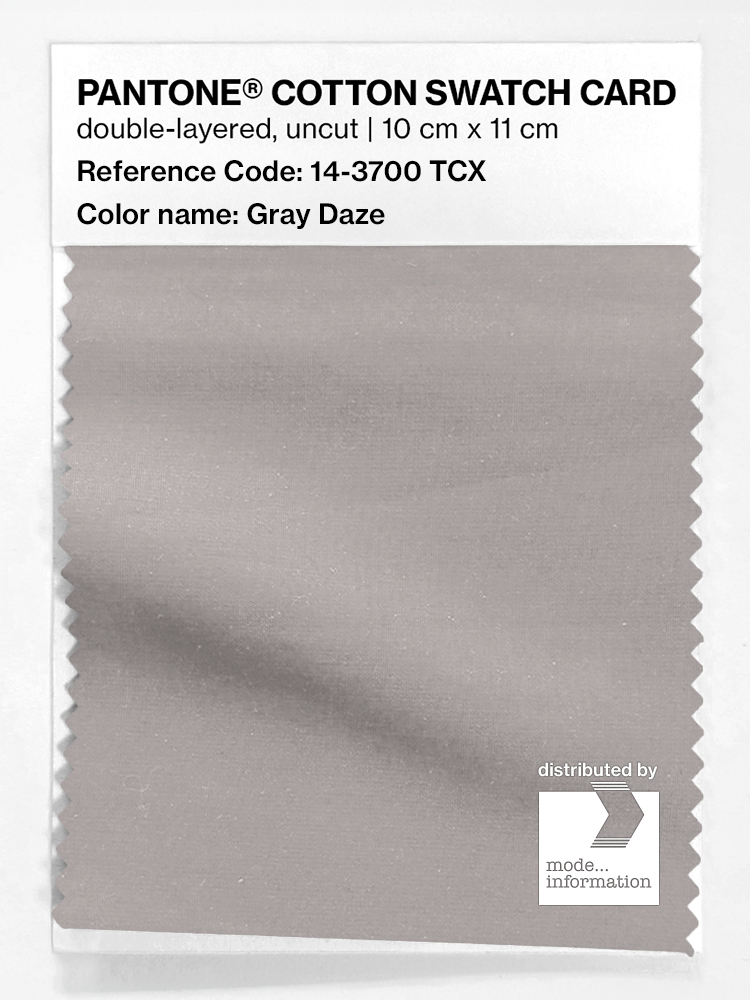 Artikelbild 1 des Artikels “PANTONE® COTTON SWATCH CARD 14-3700 TCX Gray Daze “