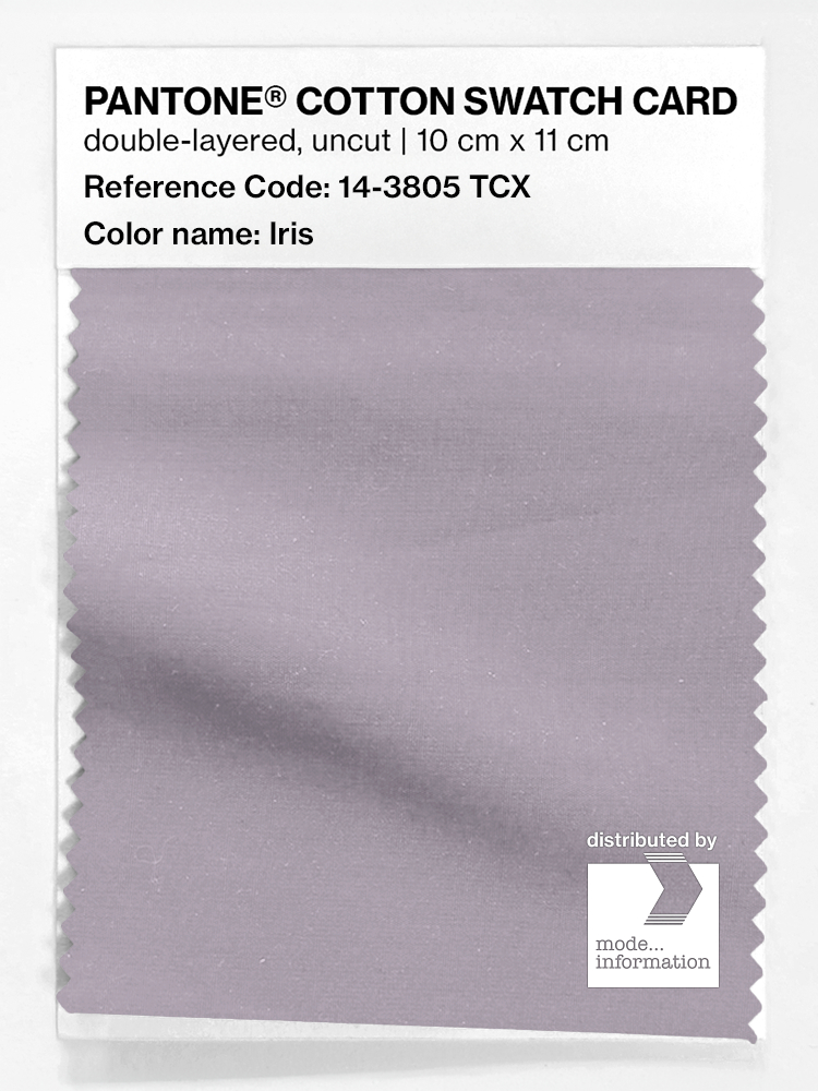 Product image 1 of the product “PANTONE® COTTON SWATCH CARD 14-3805 TCX Iris ”