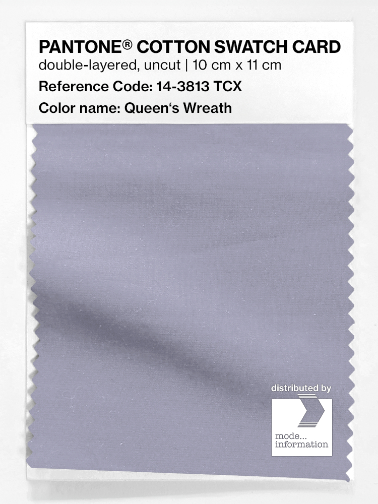 Artikelbild 1 des Artikels “PANTONE® COTTON SWATCH CARD 14-3813 TCX Queen's Wreath “