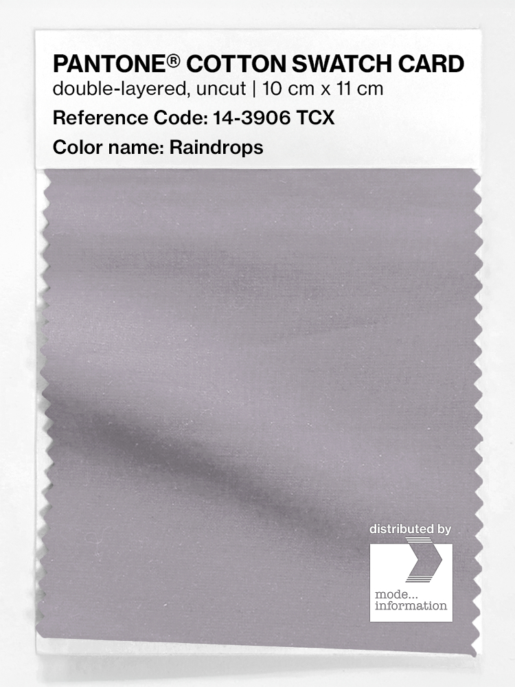 Product image 1 of the product “PANTONE® COTTON SWATCH CARD 14-3906 TCX Raindrops ”