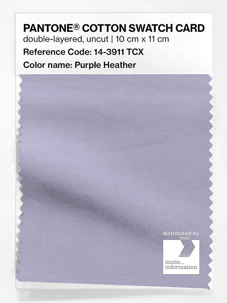 Artikelbild 1 des Artikels “PANTONE® COTTON SWATCH CARD 14-3911 TCX Purple Heather “