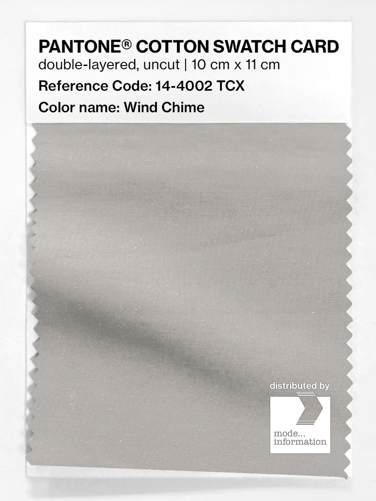 Artikelbild 1 des Artikels “PANTONE® COTTON SWATCH CARD 14-4002 TCX Wind Chime “