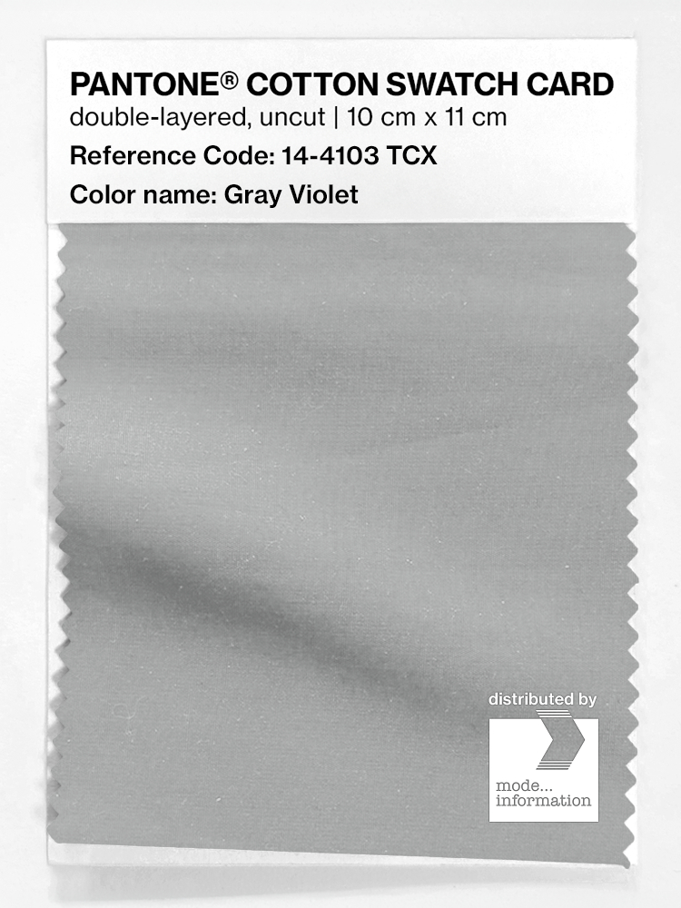 Artikelbild 1 des Artikels “PANTONE® COTTON SWATCH CARD 14-4103 TCX Gray Violet “