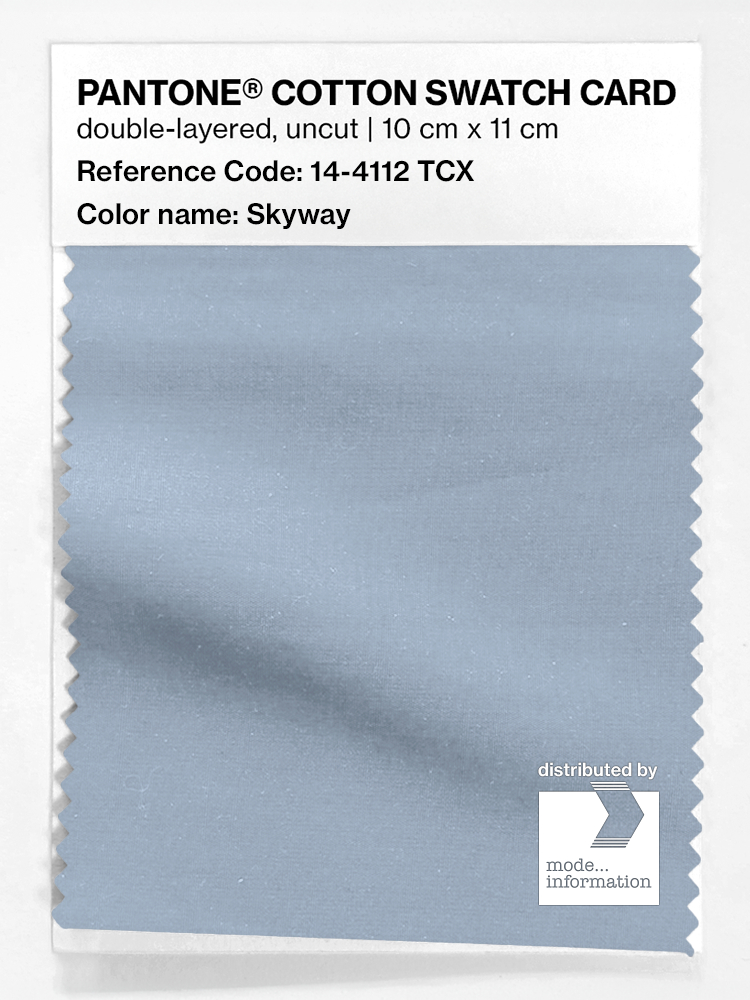 Artikelbild 1 des Artikels “PANTONE® COTTON SWATCH CARD 14-4112 TCX Skyway “