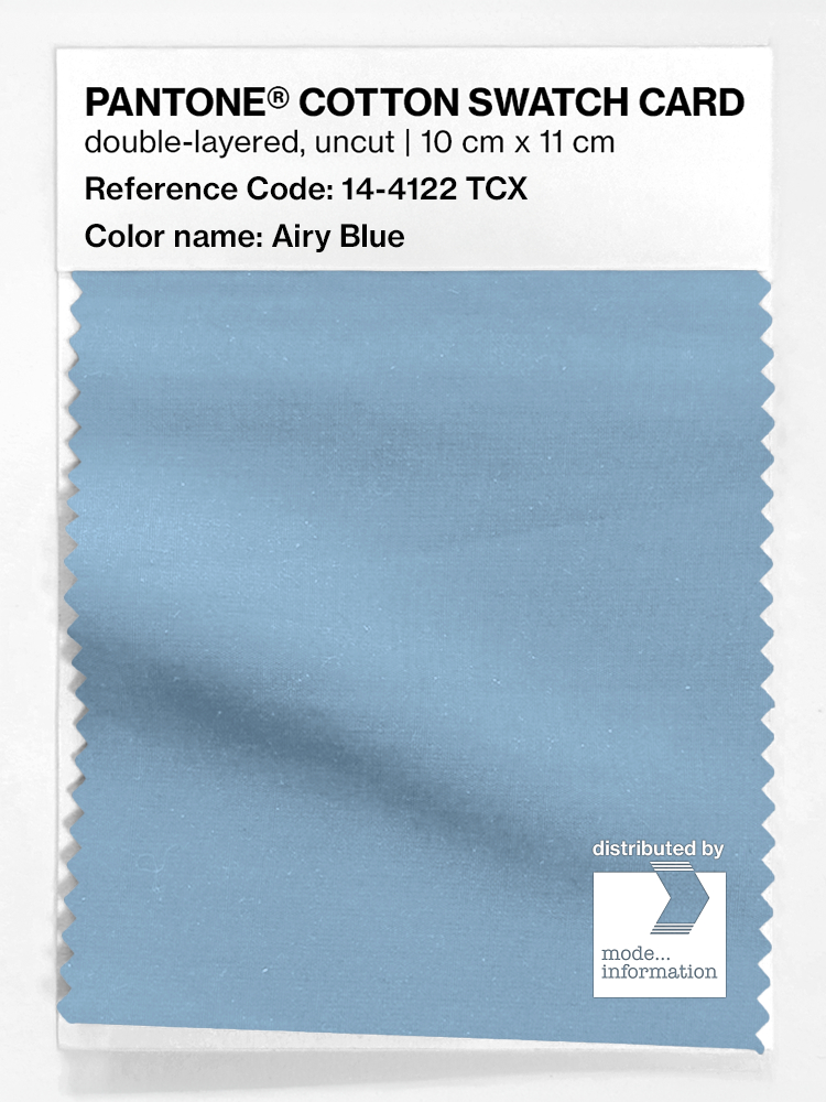 Artikelbild 1 des Artikels “PANTONE® COTTON SWATCH CARD 14-4122 TCX Airy Blue “