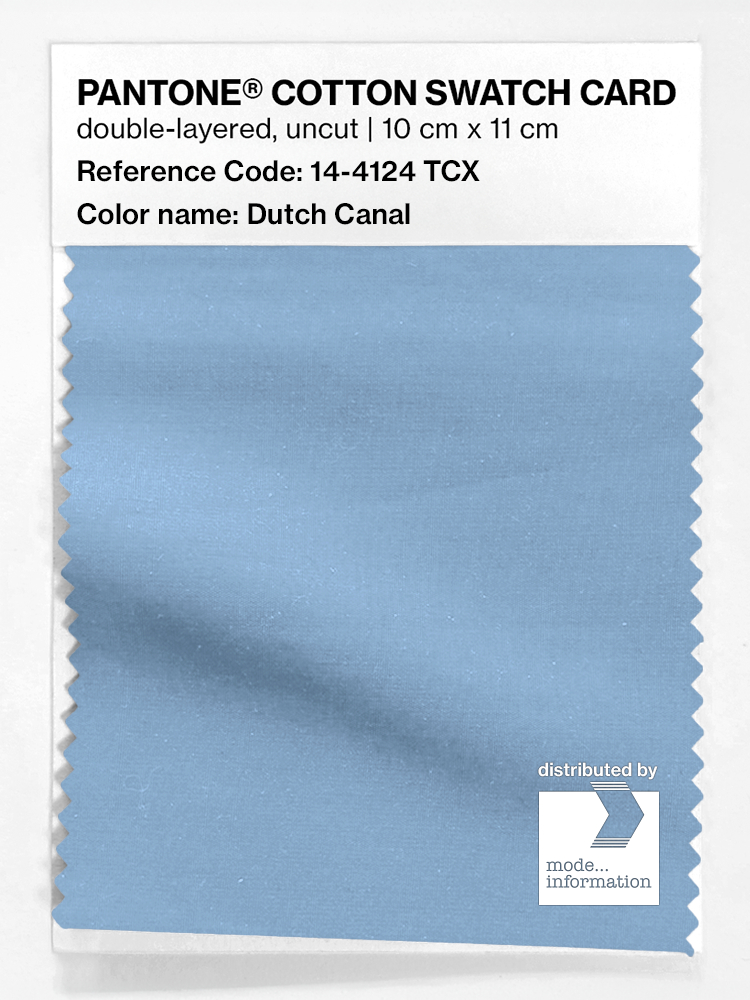 Artikelbild 1 des Artikels “PANTONE® COTTON SWATCH CARD 14-4124 TCX Dutch Canal “