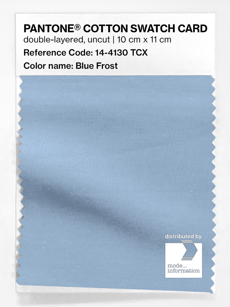 Artikelbild 1 des Artikels “PANTONE® COTTON SWATCH CARD 14-4130 TCX Blue Frost “