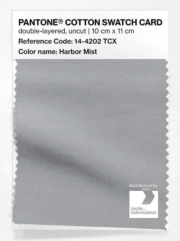 Artikelbild 1 des Artikels “PANTONE® COTTON SWATCH CARD 14-4202 TCX Harbor Mist “