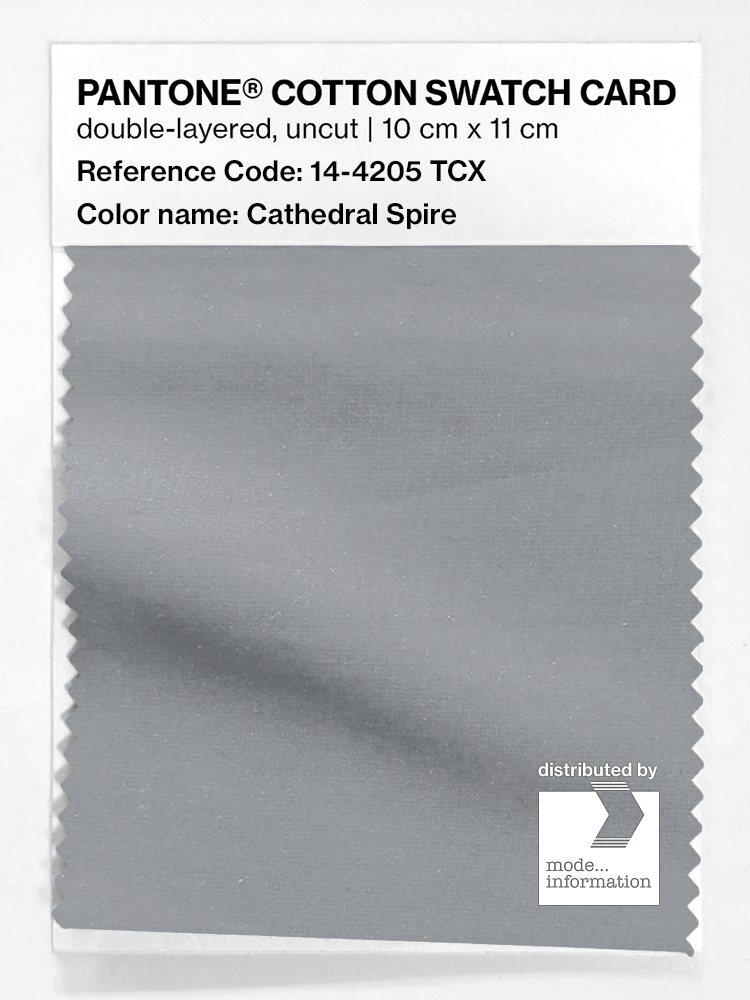 Artikelbild 1 des Artikels “PANTONE® COTTON SWATCH CARD 14-4205 TCX Cathedral Spire “