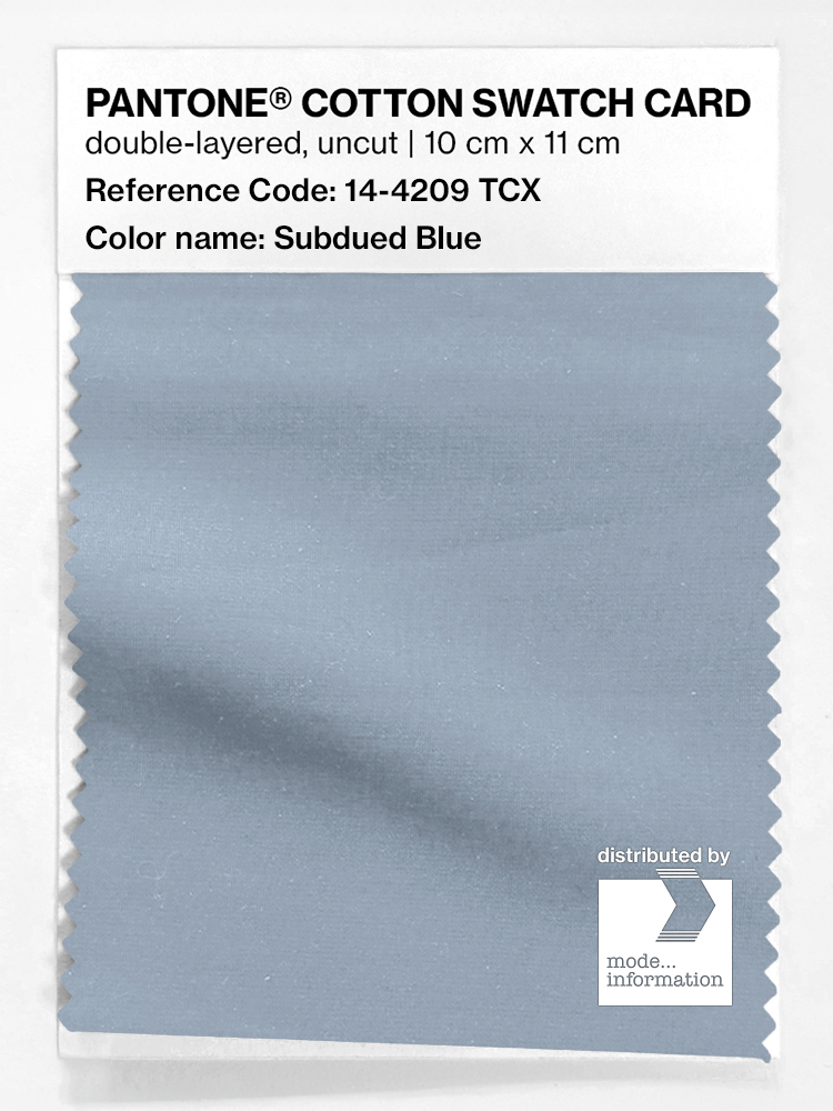 Artikelbild 1 des Artikels “PANTONE® COTTON SWATCH CARD 14-4209 TCX Subdued Blue “