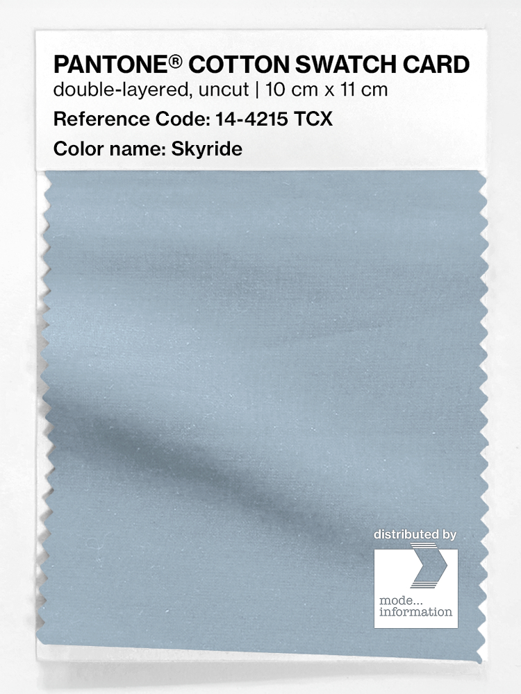 Artikelbild 1 des Artikels “PANTONE® COTTON SWATCH CARD 14-4215 TCX Skyride “