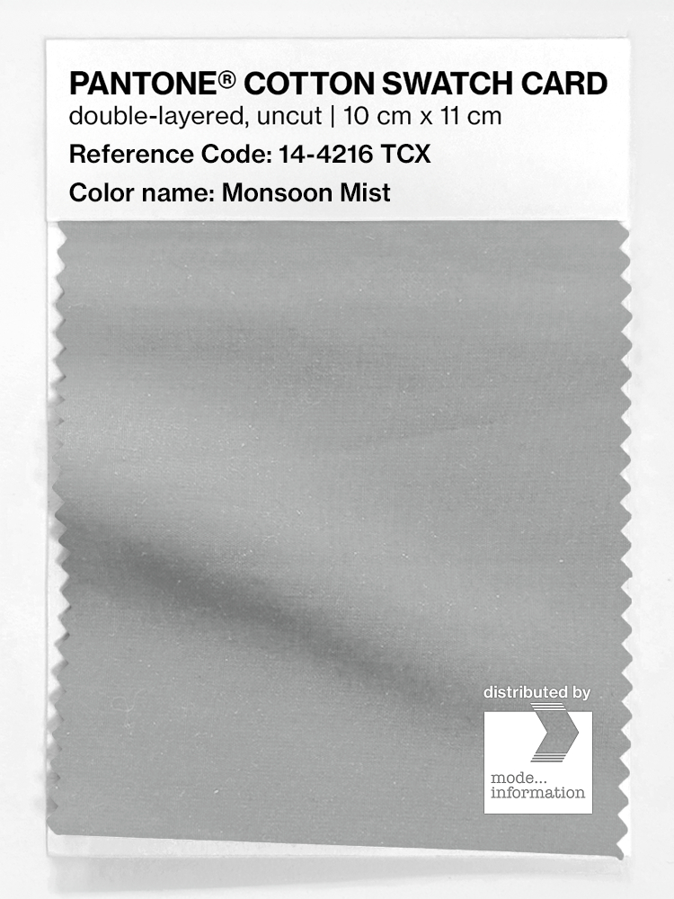 Artikelbild 1 des Artikels “PANTONE® COTTON SWATCH CARD 14-4216 TCX Monsoon Mist “