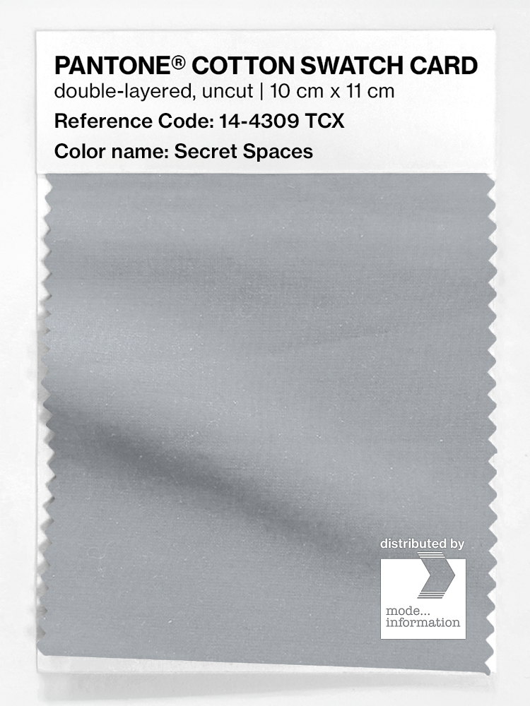 Artikelbild 1 des Artikels “PANTONE® COTTON SWATCH CARD 14-4309 TCX Secret Spaces “