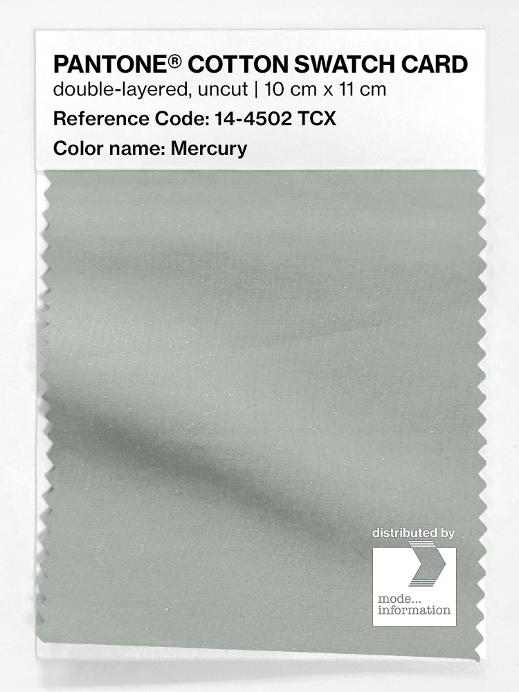Artikelbild 1 des Artikels “PANTONE® COTTON SWATCH CARD 14-4502 TCX Mercury “