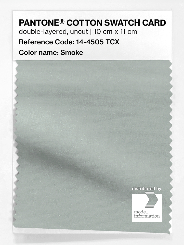 Product image 1 of the product “PANTONE® COTTON SWATCH CARD 14-4505 TCX Smoke ”