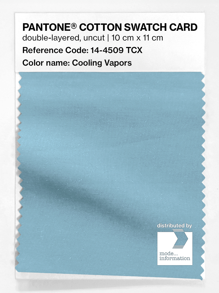 Artikelbild 1 des Artikels “PANTONE® COTTON SWATCH CARD 14-4509 TCX Cooling Vapors “