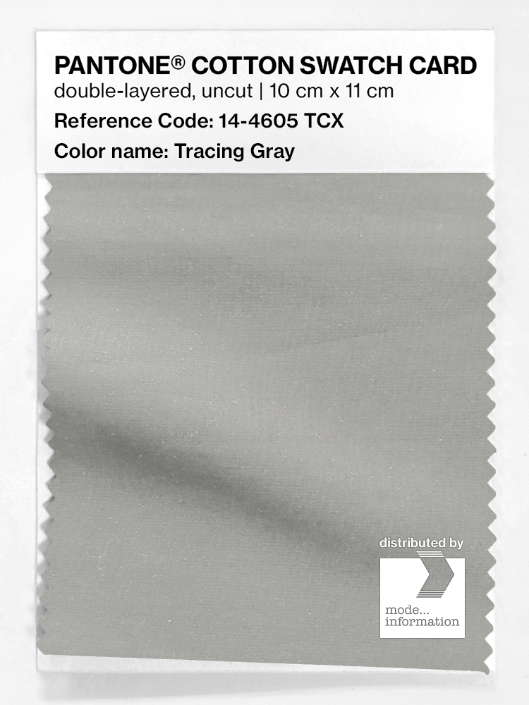 Artikelbild 1 des Artikels “PANTONE® COTTON SWATCH CARD 14-4605 TCX Tracing Gray “