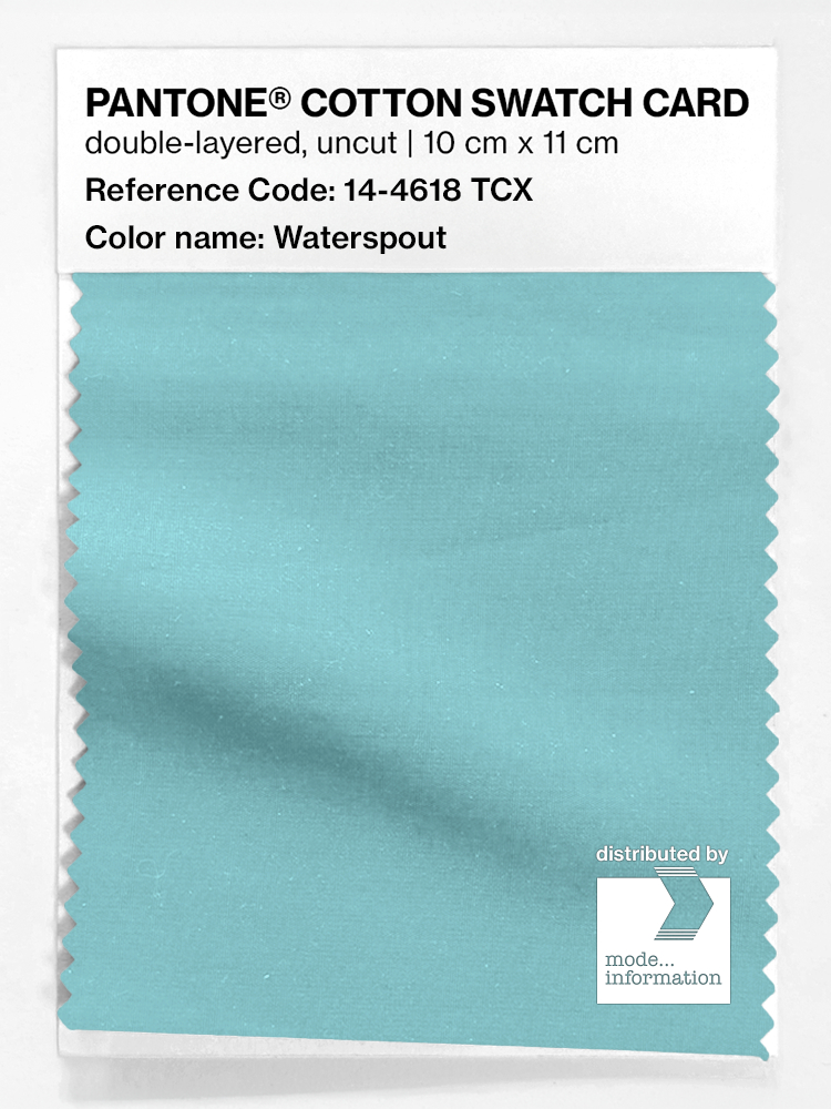 Artikelbild 1 des Artikels “PANTONE® COTTON SWATCH CARD 14-4618 TCX Waterspout “