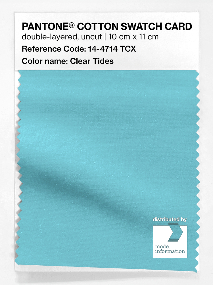 Artikelbild 1 des Artikels “PANTONE® COTTON SWATCH CARD 14-4714 TCX Clear Tides “