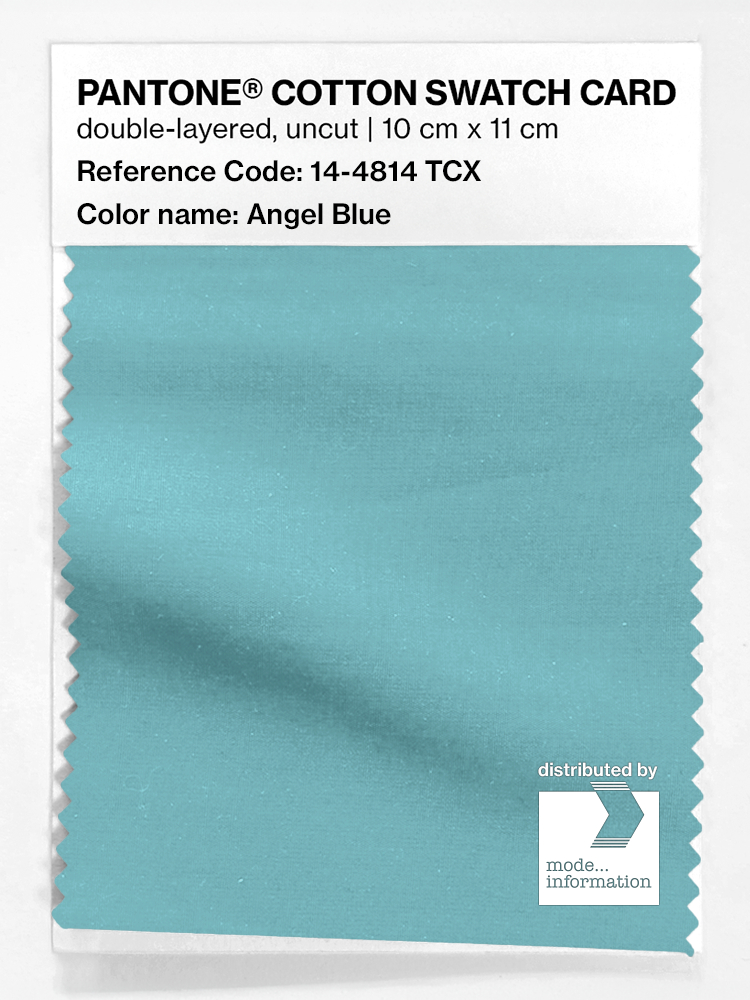 Artikelbild 1 des Artikels “PANTONE® COTTON SWATCH CARD 14-4814 TCX Angel Blue “