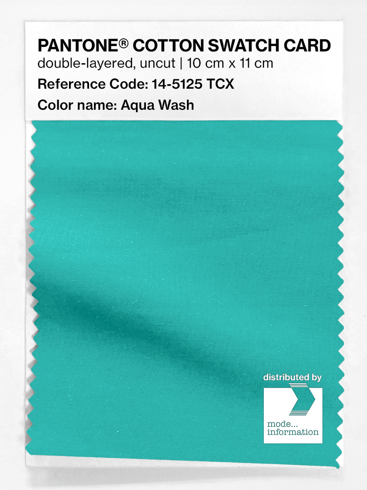 Artikelbild 1 des Artikels “PANTONE® COTTON SWATCH CARD 14-5125 TCX Aqua Wash “