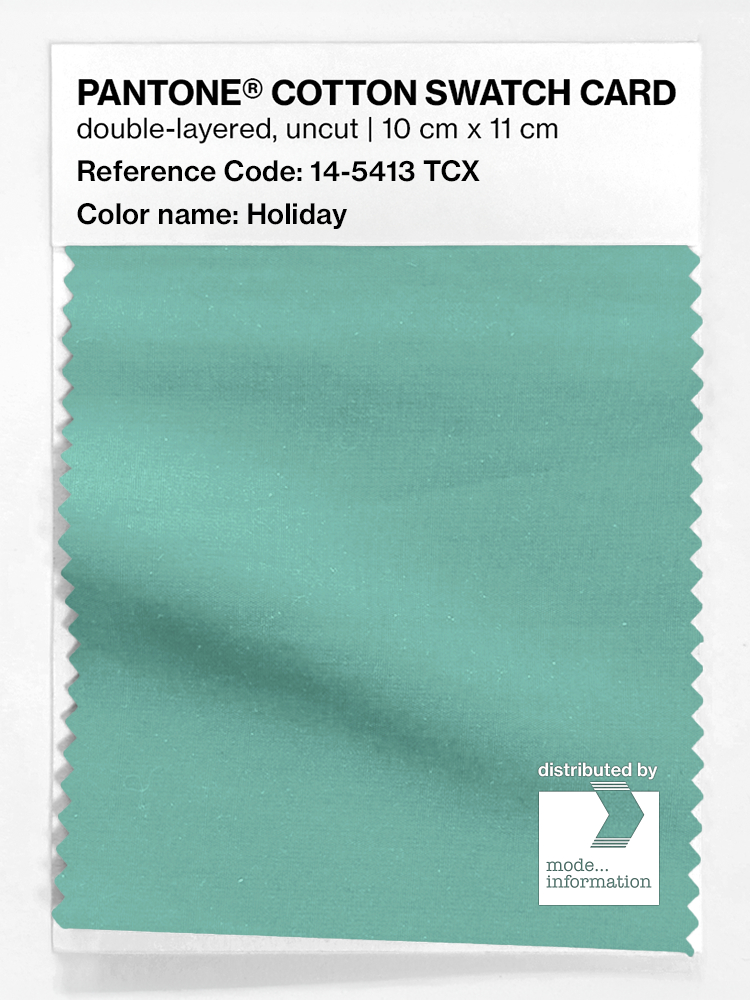 Artikelbild 1 des Artikels “PANTONE® COTTON SWATCH CARD 14-5413 TCX Holiday “