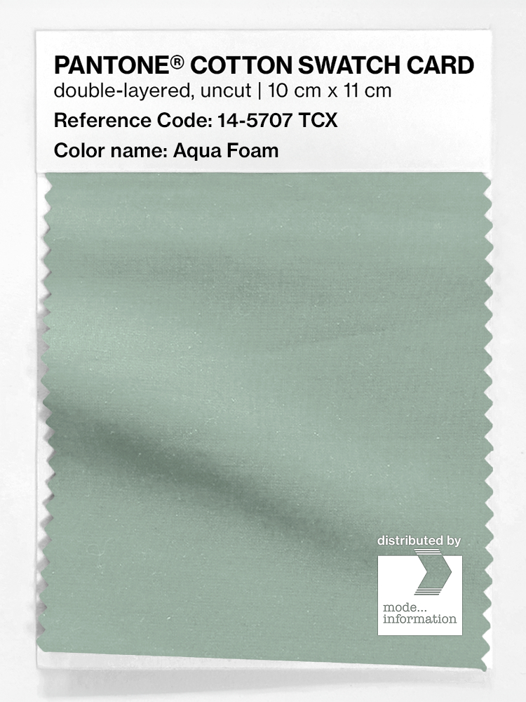 Artikelbild 1 des Artikels “PANTONE® COTTON SWATCH CARD 14-5707 TCX Aqua Foam “