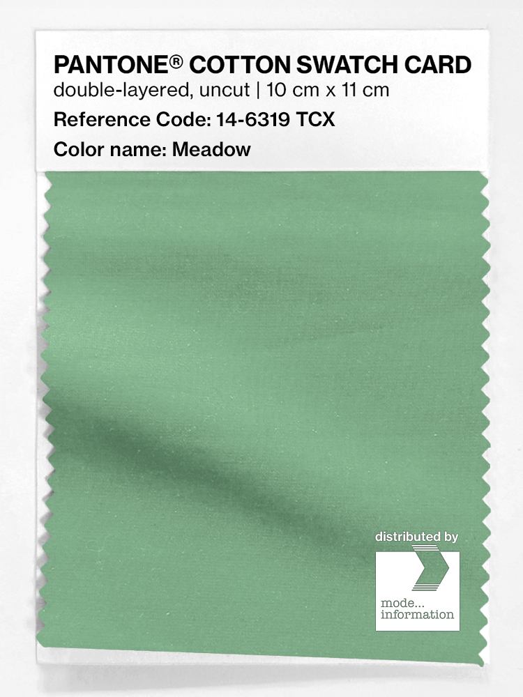 Artikelbild 1 des Artikels “PANTONE® COTTON SWATCH CARD 14-6319 TCX Meadow “