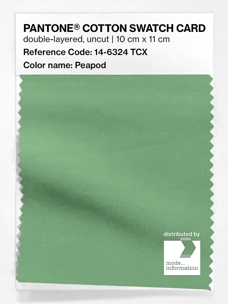 Artikelbild 1 des Artikels “PANTONE® COTTON SWATCH CARD 14-6324 TCX Peapod “