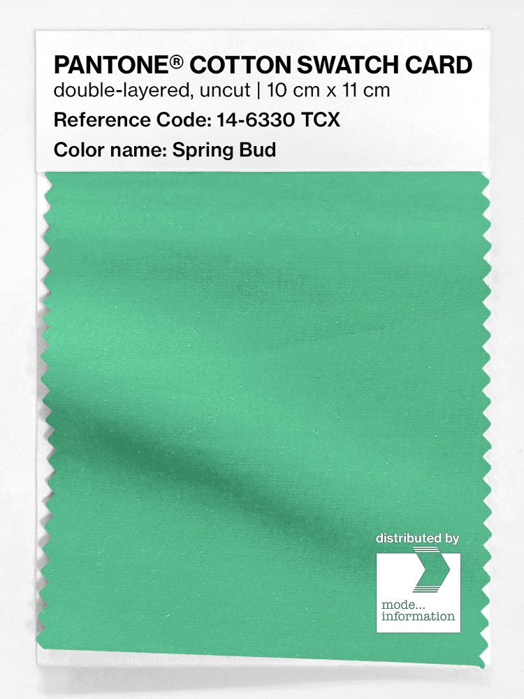 Product image 1 of the product “PANTONE® COTTON SWATCH CARD 14-6330 TCX Spring Bud ”