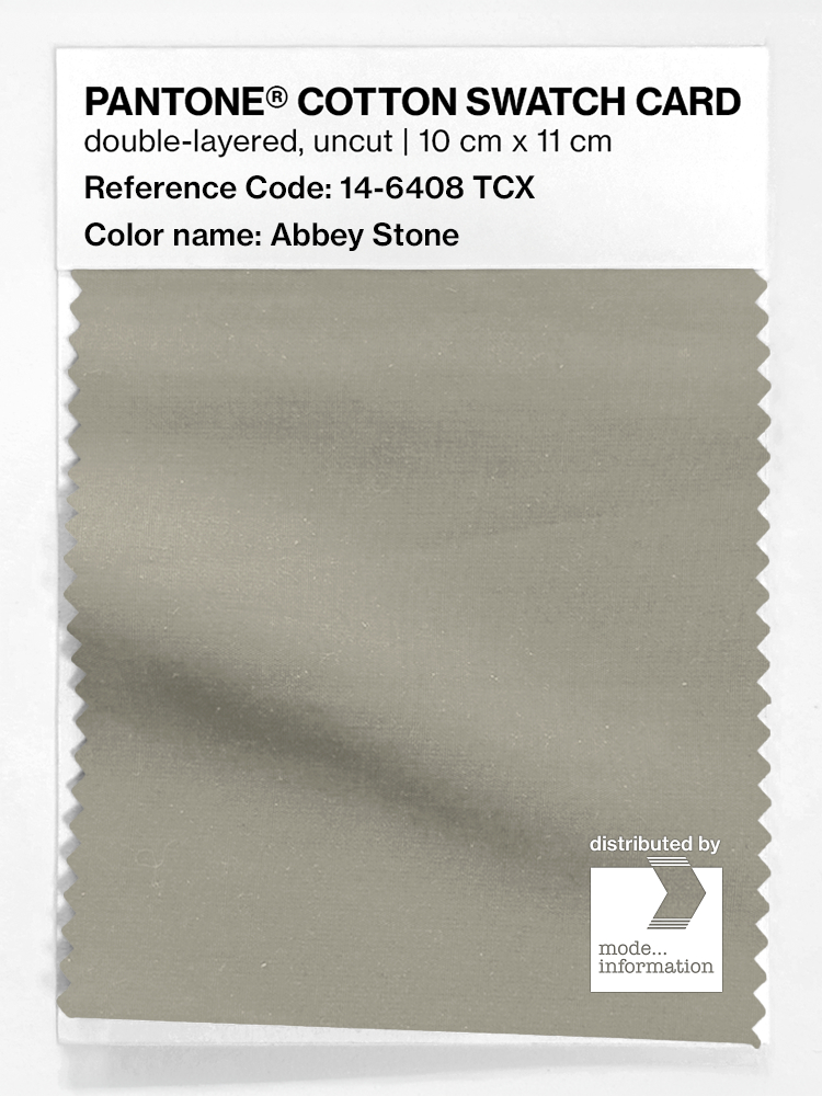 Artikelbild 1 des Artikels “PANTONE® COTTON SWATCH CARD 14-6408 TCX Abbey Stone “