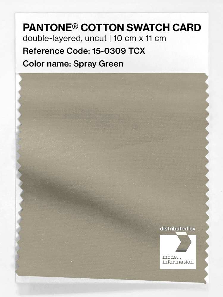 Artikelbild 1 des Artikels “PANTONE® COTTON SWATCH CARD 15-0309 TCX Spray Green “