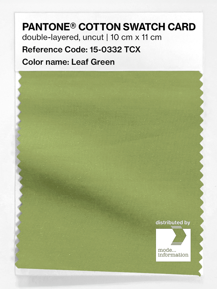 Artikelbild 1 des Artikels “PANTONE® COTTON SWATCH CARD 15-0332 TCX Leaf Green “