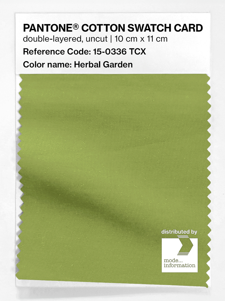 Artikelbild 1 des Artikels “PANTONE® COTTON SWATCH CARD 15-0336 TCX Herbal Garden “