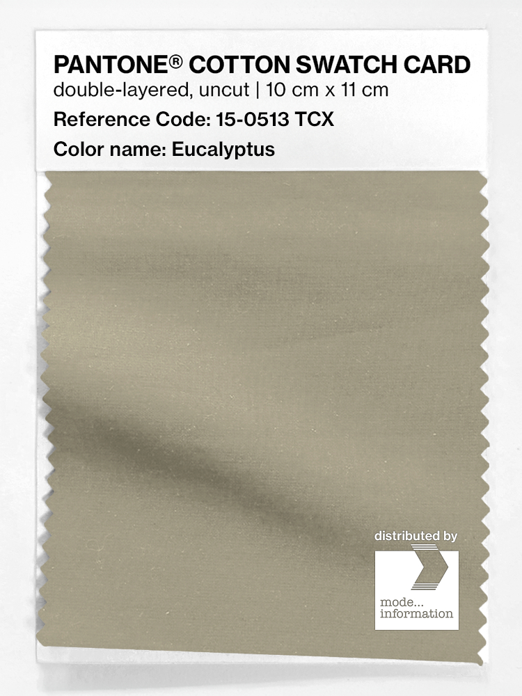 Artikelbild 1 des Artikels “PANTONE® COTTON SWATCH CARD 15-0513 TCX Eucalyptus “