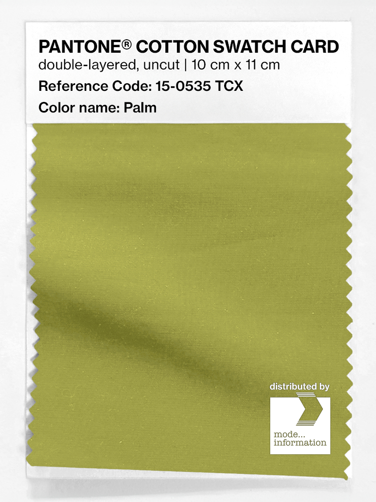 Artikelbild 1 des Artikels “PANTONE® COTTON SWATCH CARD 15-0535 TCX Palm “