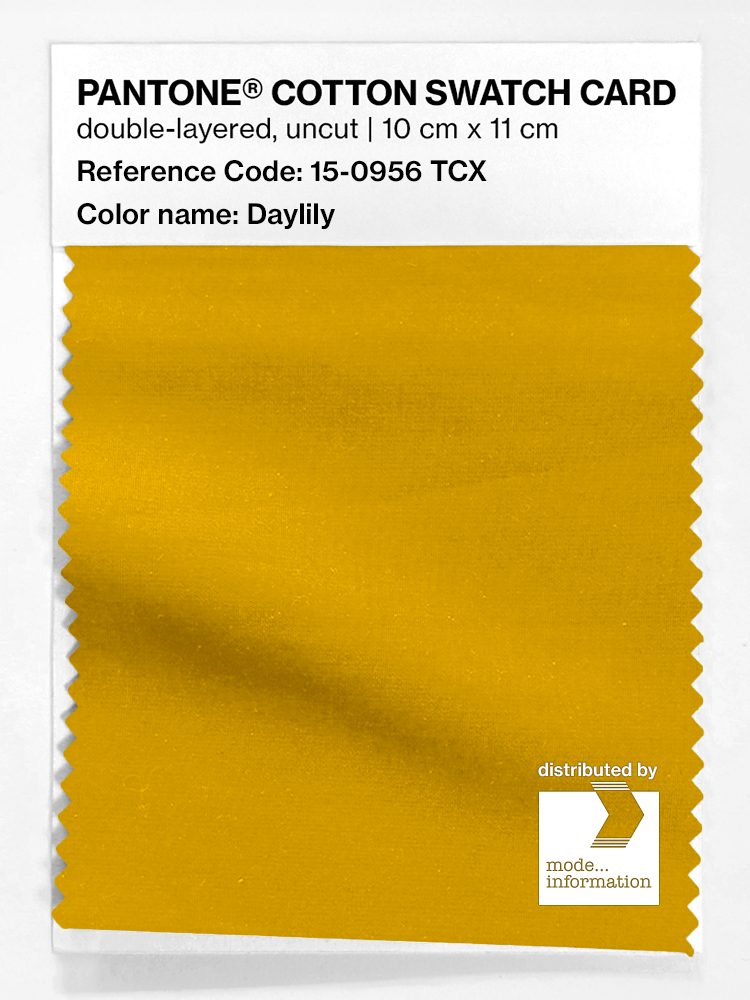 Artikelbild 1 des Artikels “PANTONE® COTTON SWATCH CARD 15-0956 TCX Daylily “