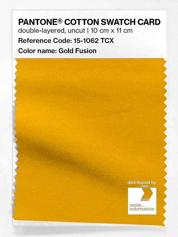 Artikelbild 1 des Artikels “PANTONE® COTTON SWATCH CARD 15-1062 TCX Gold Fusion “