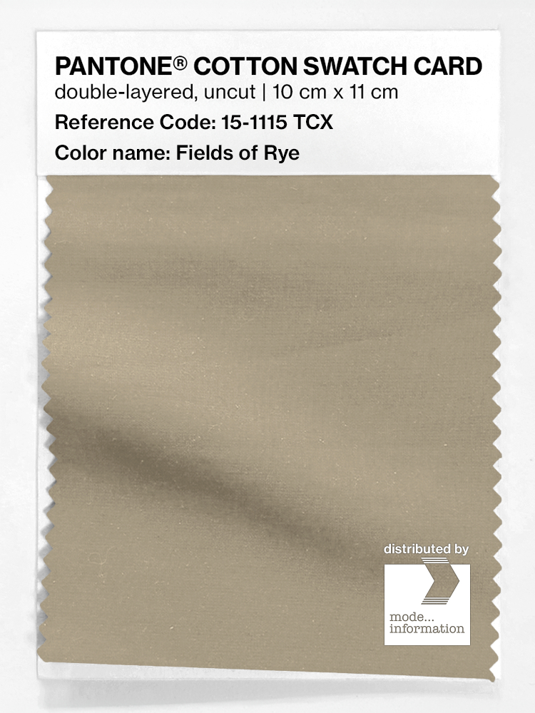 Artikelbild 1 des Artikels “PANTONE® COTTON SWATCH CARD 15-1115 TCX Fields of Rye “