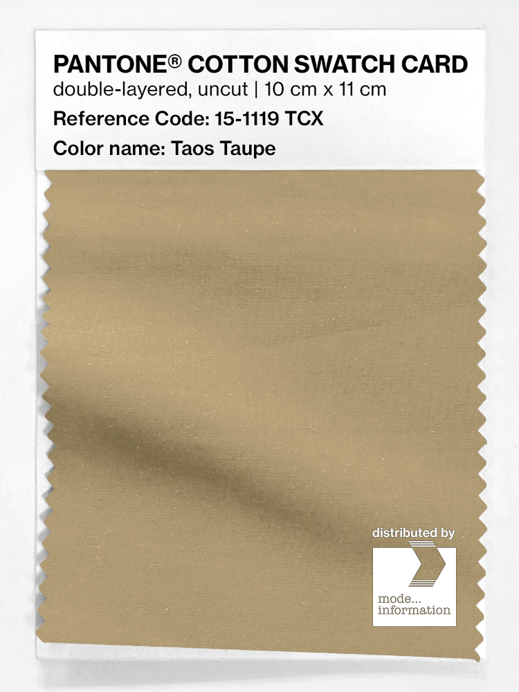 Artikelbild 1 des Artikels “PANTONE® COTTON SWATCH CARD 15-1119 TCX Taos Taupe “