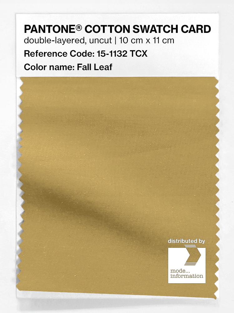 Artikelbild 1 des Artikels “PANTONE® COTTON SWATCH CARD 15-1132 TCX Fall Leaf “
