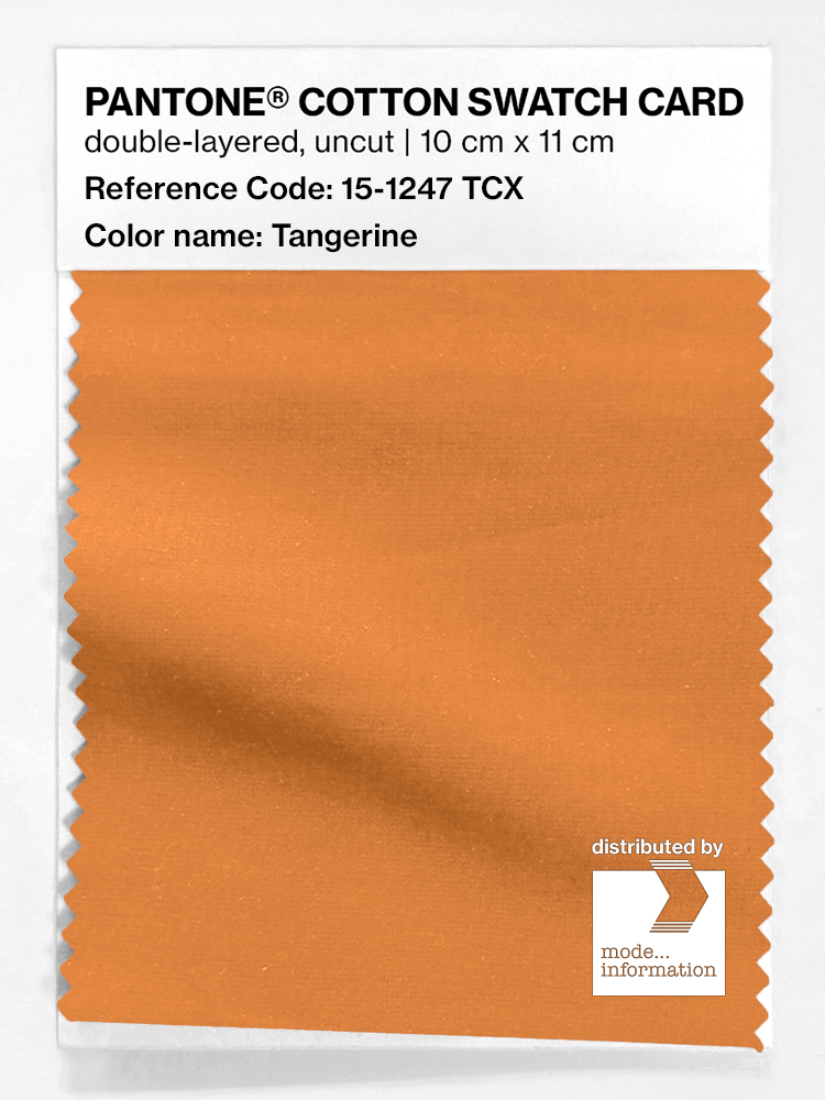 Artikelbild 1 des Artikels “PANTONE® COTTON SWATCH CARD 15-1247 TCX Tangerine “