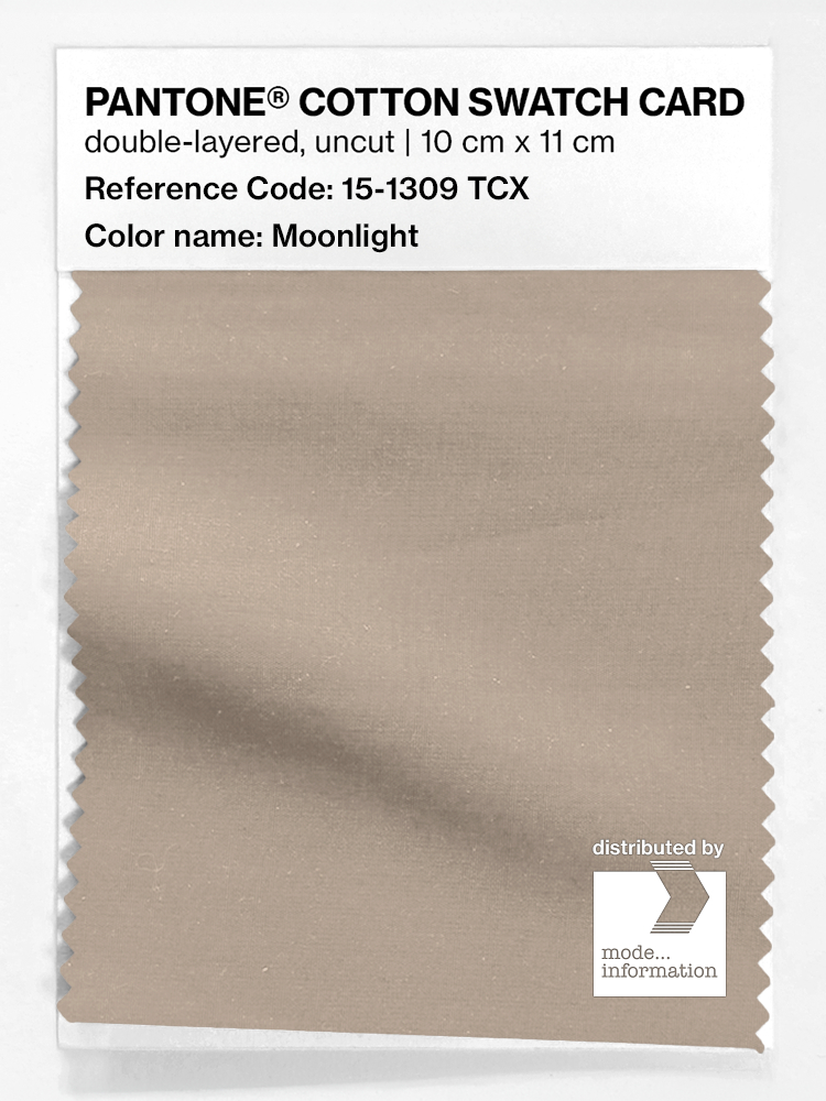Artikelbild 1 des Artikels “PANTONE® COTTON SWATCH CARD 15-1309 TCX Moonlight “