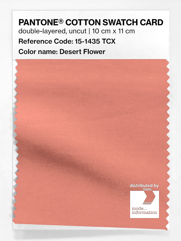 Artikelbild 1 des Artikels “PANTONE® COTTON SWATCH CARD 15-1435 TCX Desert Flower “