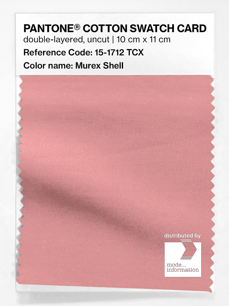 Artikelbild 1 des Artikels “PANTONE® COTTON SWATCH CARD 15-1712 TCX Murex Shell “