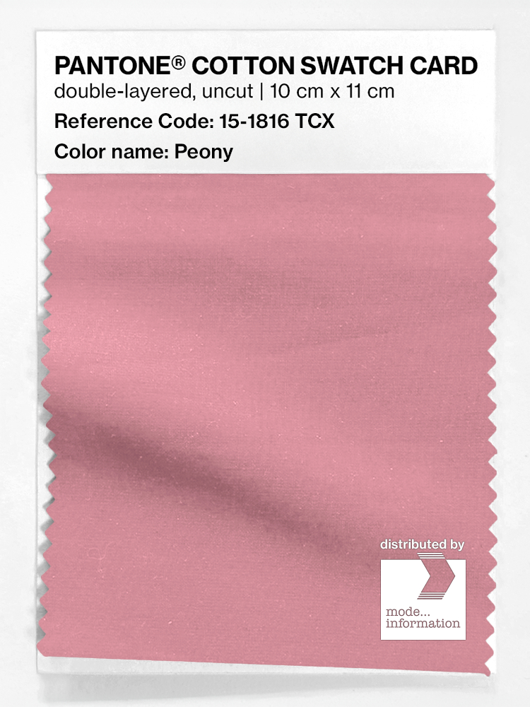Artikelbild 1 des Artikels “PANTONE® COTTON SWATCH CARD 15-1816 TCX Peony “