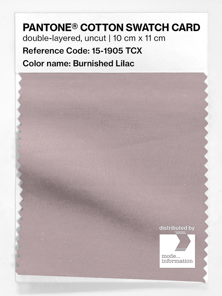 Artikelbild 1 des Artikels “PANTONE® COTTON SWATCH CARD 15-1905 TCX Burnished Lilac “
